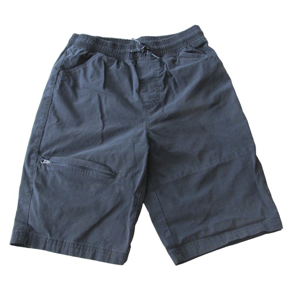 Wonder Nation Pull On Chino Shorts Youth Boys Size XL 14-16 Black Elastic Casual